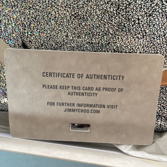 Jimmy Choo
Emmie Glitter Leather Clutch Bag - Picture 11 of 12